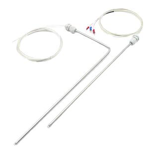 电镀厂用耐酸碱防腐蚀铁氟龙pt100热电偶/阻感温线温度传感器探头