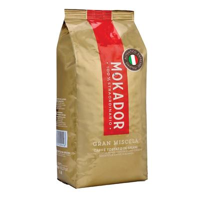 【自营】Mokador金标意式浓缩咖啡豆意大利进口特浓美式黑咖啡1Kg