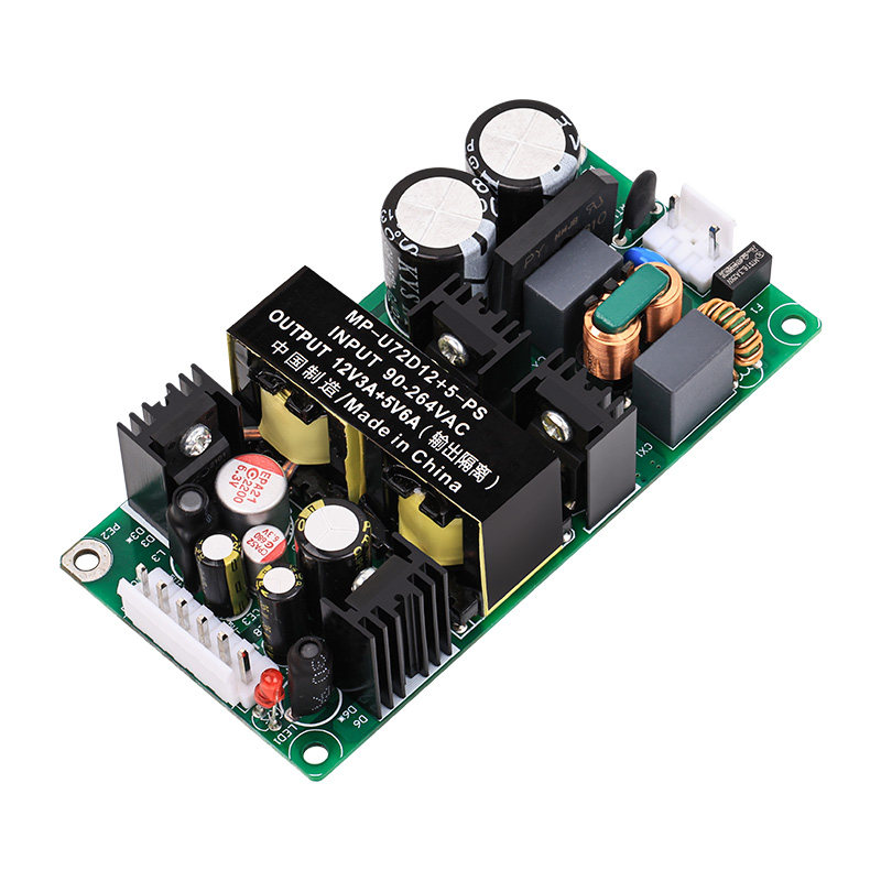72W双路输出开关电源12V3A5V6A