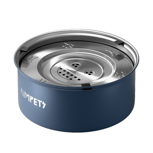kimpets 狗狗饮水器狗狗水碗喝水不湿嘴宠物饮水器不锈钢悬浮水碗