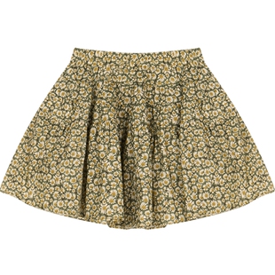 鄂尔多斯童装 女童liberty印花纯棉半身裙