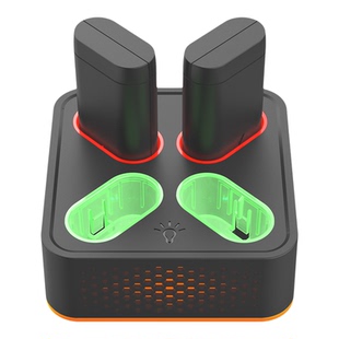 XboxseriesX/S无线手柄充电电池包ONE手柄四合一电池座充带RGB灯