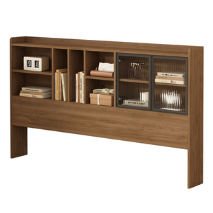 实木床尾柜窄夹缝柜20cm卧室床尾储物柜定制床边长条柜床头柜9C15