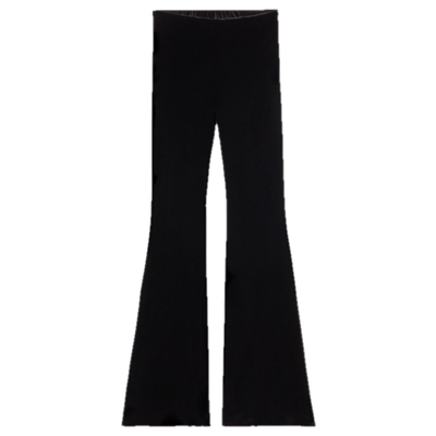 CALZEDONIA卡泽意袜秋冬新女士时尚舒适柔软丝绒喇叭裤MODP1230