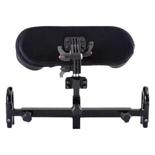 通用手动电动轮椅靠头枕配件大全加高靠背全角度可调节铝合金支架