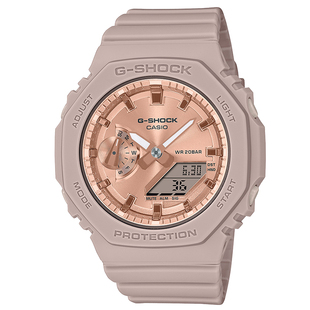 卡西欧手表女款GSHOCK正品农家八角橡树防水运动电子表GMAS2100MD