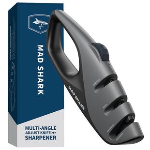 【自营】狂鲨德国磨刀器家用快速磨刀石棒菜刀定角专业磨剪刀神器