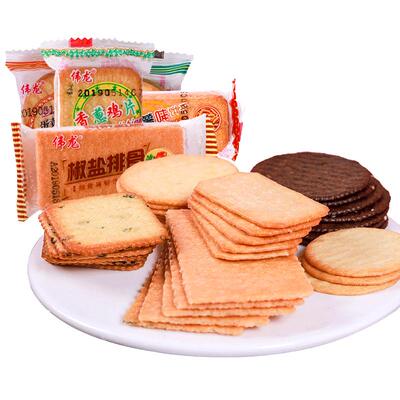 伟龙饼干香葱鸡片5斤约185包