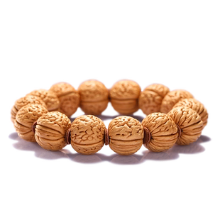 樱【星睿】天然野生脑纹桃核手串手持男菩提原籽圆珠文玩核桃手链