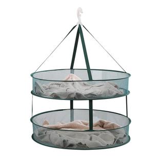 晾衣网家用晒袜子神器晾衣篮网兜平铺羊毛衫晾晒网内衣专用晾衣架