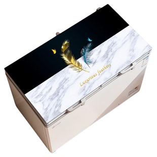 翻盖式冰柜防尘垫子盖布防水防油冰柜顶盖布垫防滑可固定pvc盖巾