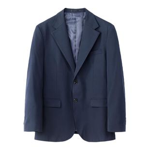 商务绅士 高级感正装蓝色西服套装结婚伴郎免烫面试西装职业装男