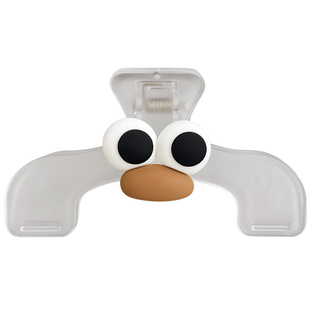 宝盖头书夹透明学生书本手账钢琴谱固定器压书夹文件票据长尾夹子