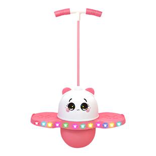 发光跳跳球儿童蹦蹦球幼儿园弹力平衡青蛙跳跳杆弹跳器材小孩玩具