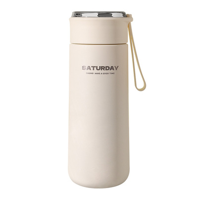 智能显温保温杯304大容量便携