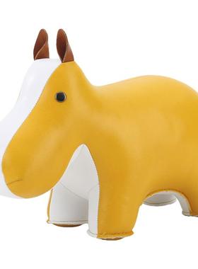 zuny黄色河马恐龙纸镇书挡