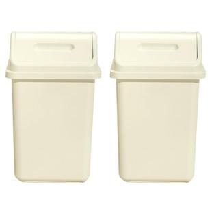 可爱风垃圾桶家用摇盖厨房卧室卫生间大容量纸篓带盖宿舍厕所专用