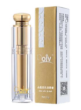 朵薇独家茉莉味粉红色口红变色润唇膏防水保湿滋润渐变不沾杯正品