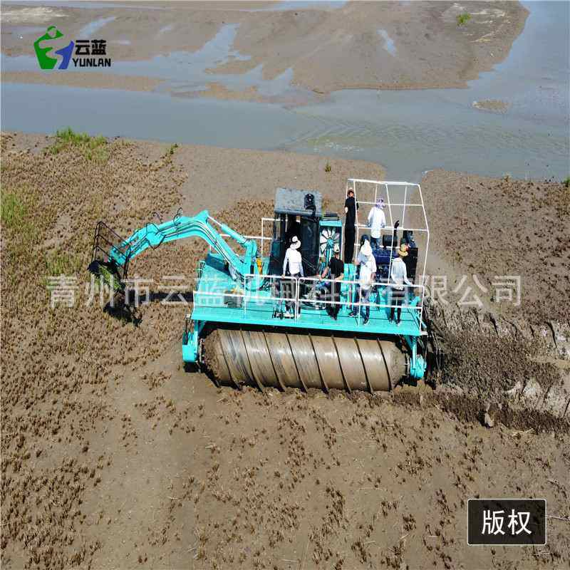 泥地沼泽地花米草割草船 滩涂打桩机设备 螺旋推进车供应,农机/农具/农膜,清淤机械,淘宝优惠券,粉丝福利购,淘宝优惠卷