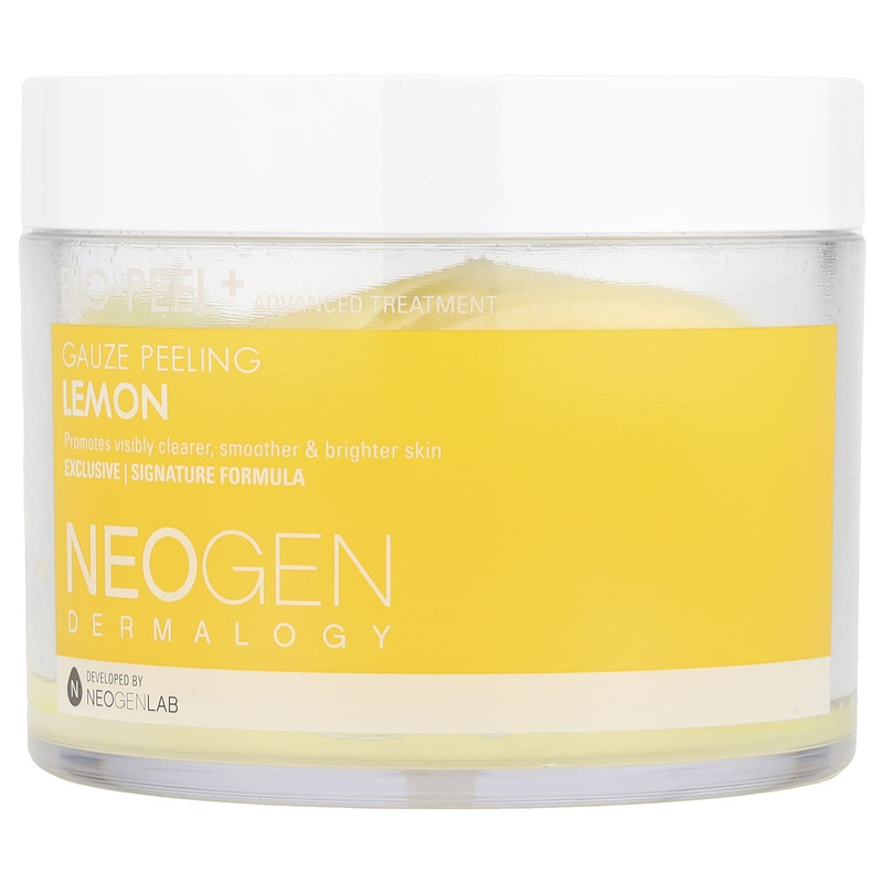 Neogen Bio-Peel去角质清洁棉柠檬味生物-去皮纱布去皮绿茶