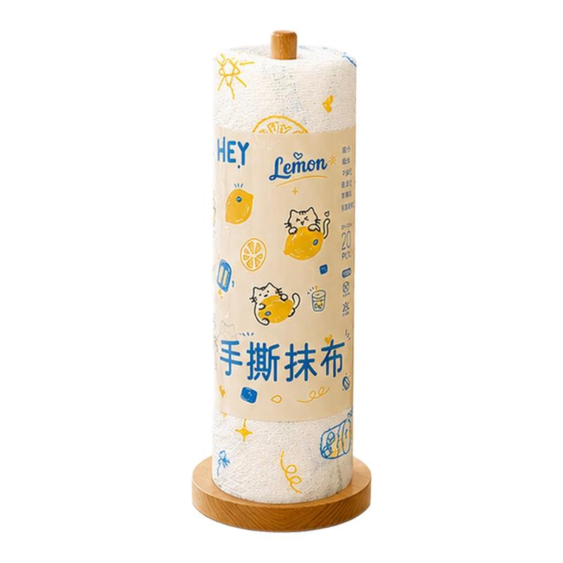 青柠猫周抛干湿两用加厚抹布
