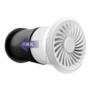 穿墙一体式管道排气扇卫生间音静换气抽风机双向进风排风排烟味