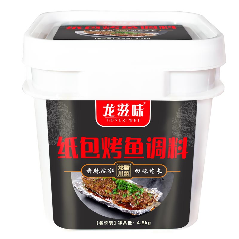纸包鱼调料龙滋味餐饮桶装