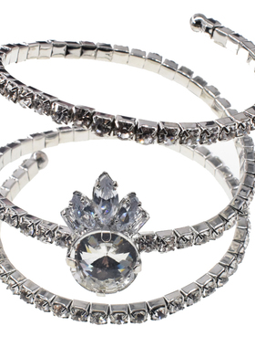 闪钻流苏锁骨链金属多层女