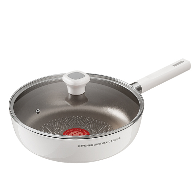 钛陶瓷无涂层不粘锅平底锅家用