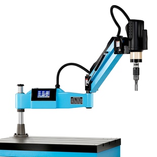 高品质 数控电动攻丝机M3-M16M48自动万向攻牙机摇臂式伺服丝攻机