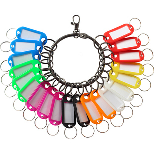 包邮超大钥匙扣圆环圈不锈钢钥匙盘酒店钥匙板可标记号码牌钥匙牌