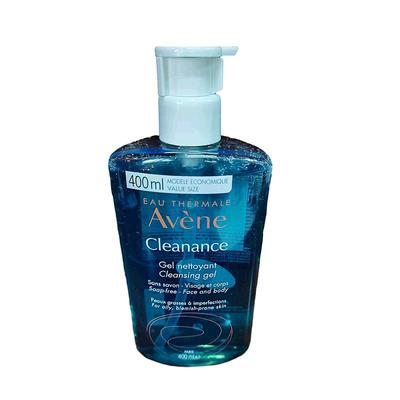 欧洲直邮Avene雅漾清爽无皂基洁肤凝胶400mlx2瓶装正品沐浴露
