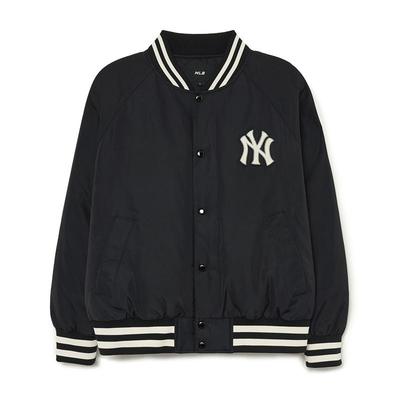 情侣短款连帽羽绒服MLB保暖