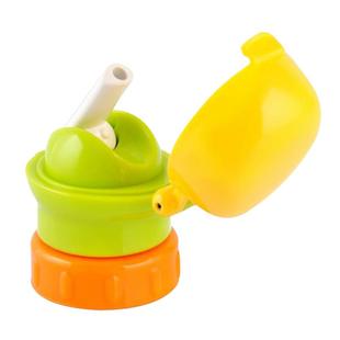 Richell/利其尔宝宝便携吸管盖矿泉水瓶盖转换头外出喝水神器防漏