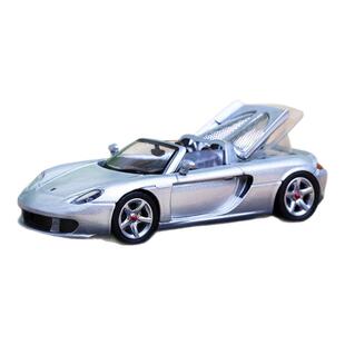 Funny Model 1:64 保时捷 Carrera GT 引擎盖可开 合金汽车模型