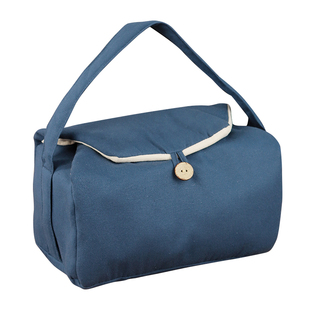 侧把玻璃壶杯子收纳保护包布袋陶瓷茶具便携袋子中式纯色布艺棉麻