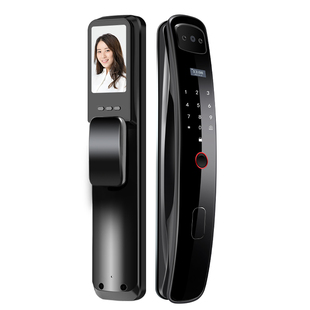 人脸指纹锁家用防盗门电子密码锁智能门锁大门锁入户门全自动可视