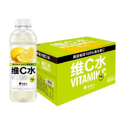 外星人维C水西西里柠檬口味VC500mL×15瓶低糖低卡