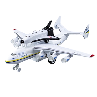 仿真合金AN225暴风雪号航天飞机安225运输机模型摆件儿童玩具飞机