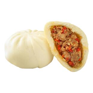 百年德园非遗老字号风味剁椒肉包银丝卷速冻速食早餐面食早茶包子