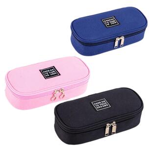 简约大容量笔袋文具袋创意学生文具盒男孩款小学生铅笔袋大开口铅笔盒女孩款儿童文具收纳袋学习用品