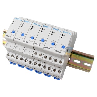 正泰通电延时断开24VDC时间继电器控制器交流NTE8-A B可调AC220v