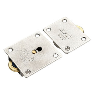 趟门轮子合金衣橱柜推拉移吊滑轴承滚珠老式家具轨道静音凹凸上下