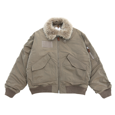 TBALLER 2025新款空军夹克棉服外套cwu45p座山雕可拆卸毛领bomber