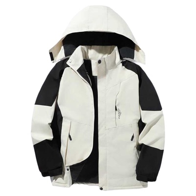 加绒加厚男棉服防风防水冬季保暖