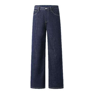 CHANMONTH美式复古原色牛仔裤