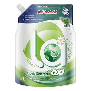 威露士la松木洗衣液补充瓶袋装家用持久留香中性男女士官方正品