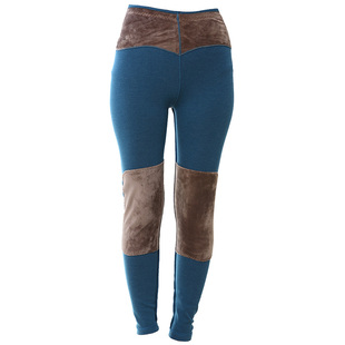 卡森兰保暖裤女护膝护腰打底裤加绒加厚高腰加大码色拉姆男秋裤薄