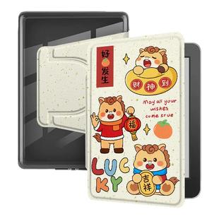 适用Kindle磁吸分离Paperwhite电纸书kpw1马年大吉2好运3透明壳4卡通5第11创意12代658青春版958电子书保护套