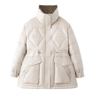 兰禹波西米亚短款翻领御寒保暖